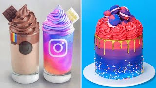 Creative GALAXY Cake Decorating Compilation  Yummy Chocolate Cake and Dessert For Summer