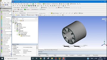 Modal analysis of a Switched Reluctance Motor with ANSYS