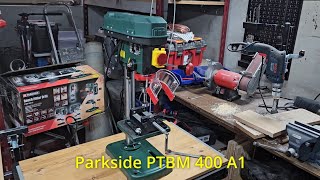 Test stolovej vŕtačky Parkside PTBM 400 A1