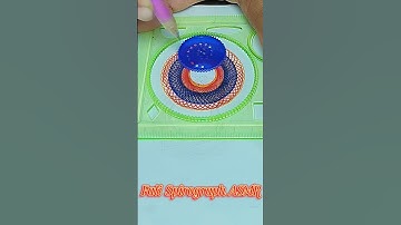 Beautiful Satisfying Spirograph ASMR #asmr #spirograph #art #asmrsounds #relaxing #satisfying