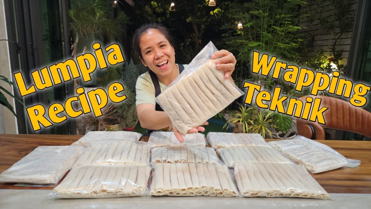 Perfect lumpia recipe and wrapping technique for begginers