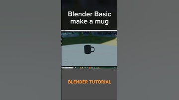 BLENDER TUTORIAL | Blender Basic Modeling a Mug #tutorial #blendertutorial