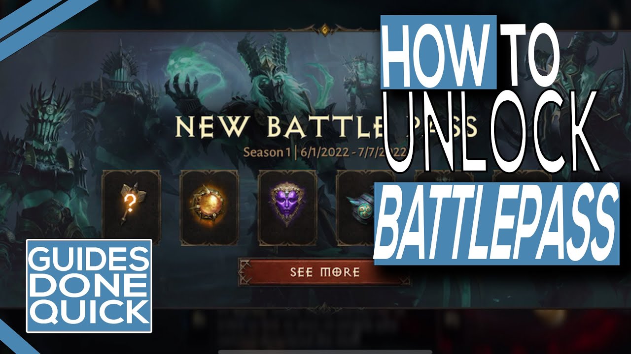 How To Unlock The Battle Pass In Diablo Immortal YouTube