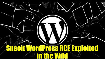 Sneeit WordPress RCE Exploited in the Wild | Frost Botnet & ICTBroadcast Flaw Explained