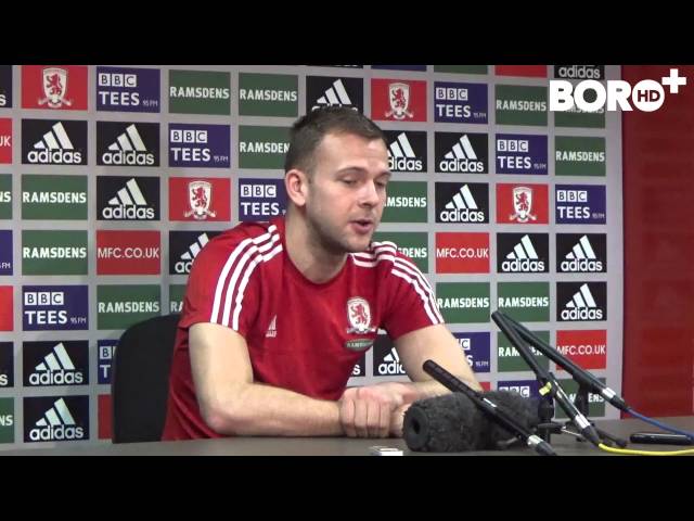 Jordan Rhodes' first press conference as a Boro player class=