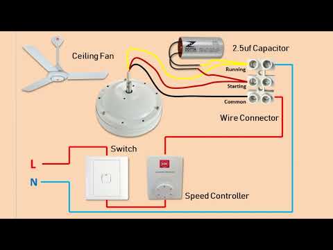 Video: Schéma připojení ventilátoru s časovačem: princip činnosti a postup připojení