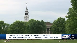 Group of faculty, alumni call for Dartmouth president to oppose federal actions