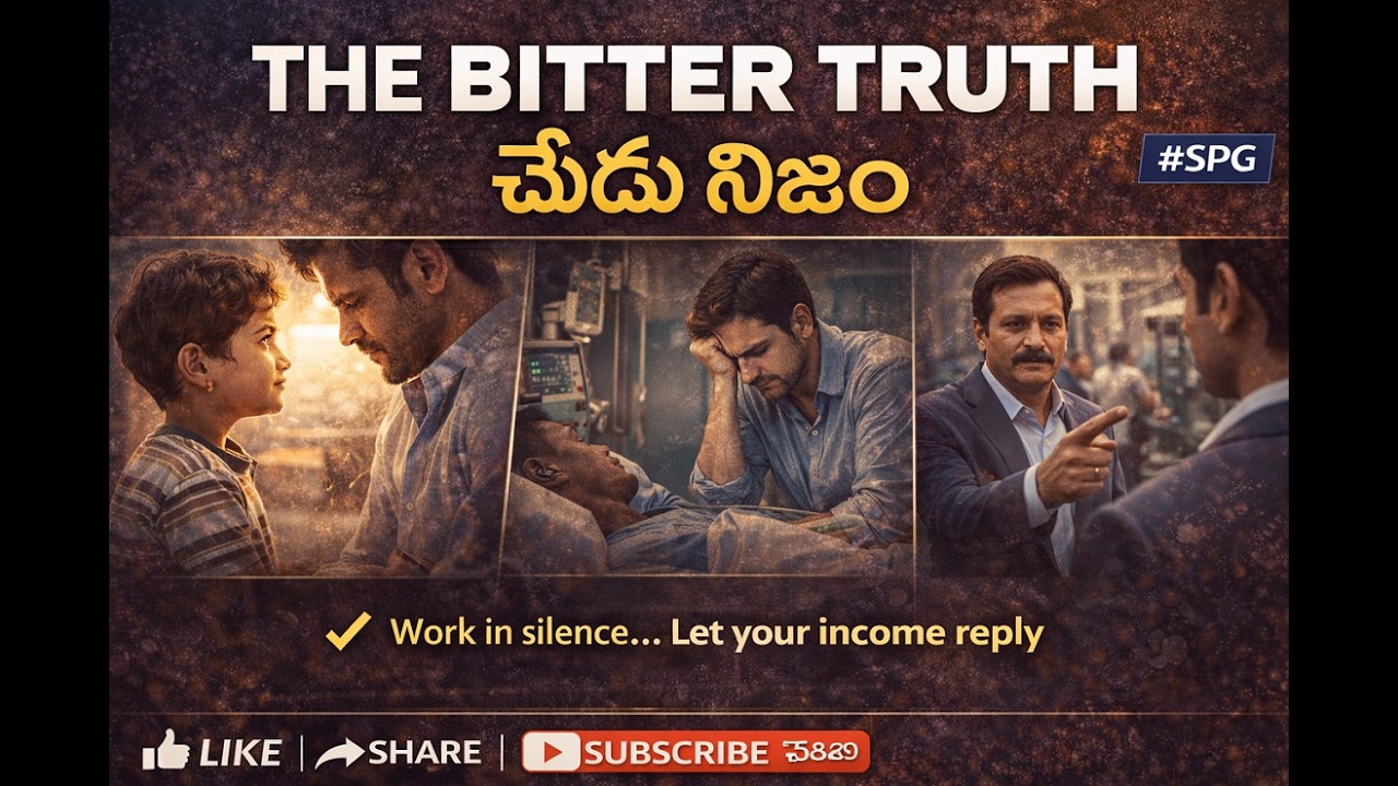 🔥 చేదు నిజం (The Bitter Truth) | డబ్బు లేకపోతే మనిషి విలువ ఏంటి? | Emotional Documentary Telugu