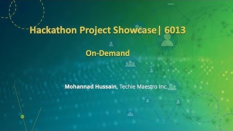 SIIM21   Session 6013   Hackathon Project Showcase