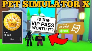 is VIP pass WORTH it? Pet Simulator X (ROBLOX)