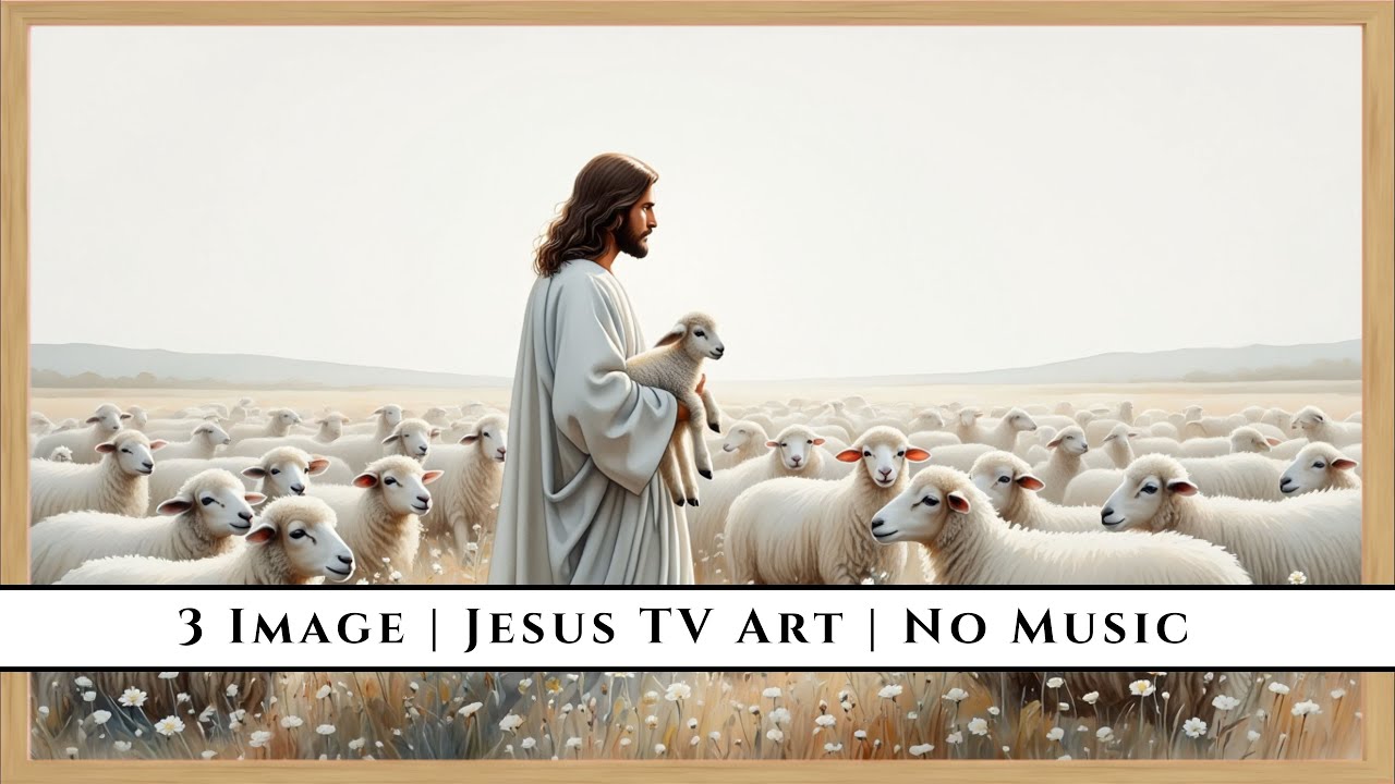 Jesus 4K Frame TV Art | Looping Christian Screensaver Wallpaper | Jesus Paintings | No Music