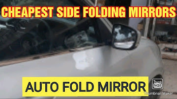 Convert Cheapest Automatic Side Mirror Folding || Manual ORVM To Automatic ORVM