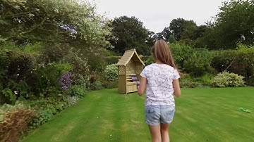 Zest 4 Leisure Norfolk Arbour Wooden Garden Seat & Storage Box