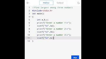 Find_Largest_Among_Three _Numbers_in_C_Program | #shorts