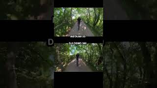 A quick 360 video comparison of the DJI Osmo 360 versus Insta360 X5