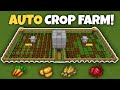 NEW Auto Crop Farm in Minecraft | Easy &amp; Fast AFK Farm