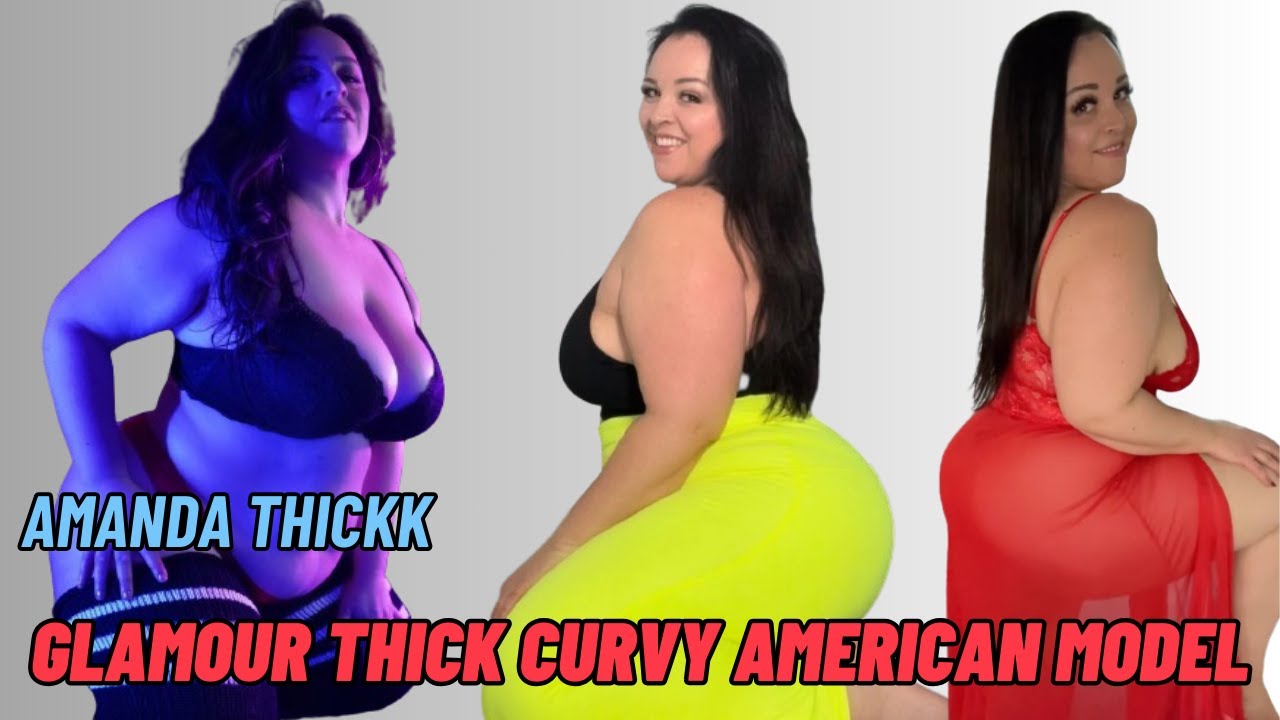 Amanda Thickk Beautiful Plus Size Curvy Model, Actress, Influencer, Instagram Tiktok Star