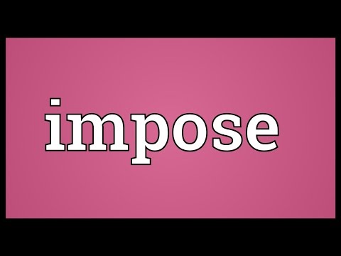 Impose Meaning