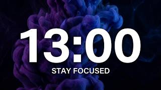 13 Minute Timer ⏱️ | Silent Countdown with Alarm for Classroom, Study & Focus
