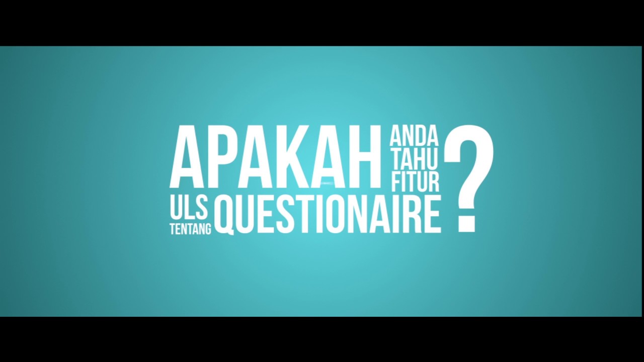 Ubaya Learning Space - Fitur Kuesioner pada ULS - YouTube