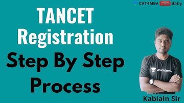 TANCET Registration Process Step by step Explained! | Kabilan Sir