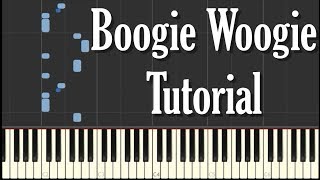 Boogie Woogie Blues Piano Tutorial - FREE SHEET MUSIC