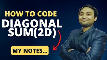 The Ultimate Guide to Diagonal Sum of Matrix in 2D Array: Unleash Your Coding Skills !!