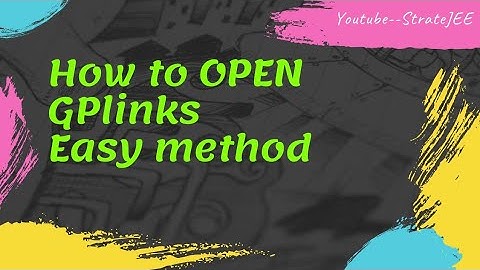 How to open GPlinks | Easiest way to open GPlinks | GPlinks Hack