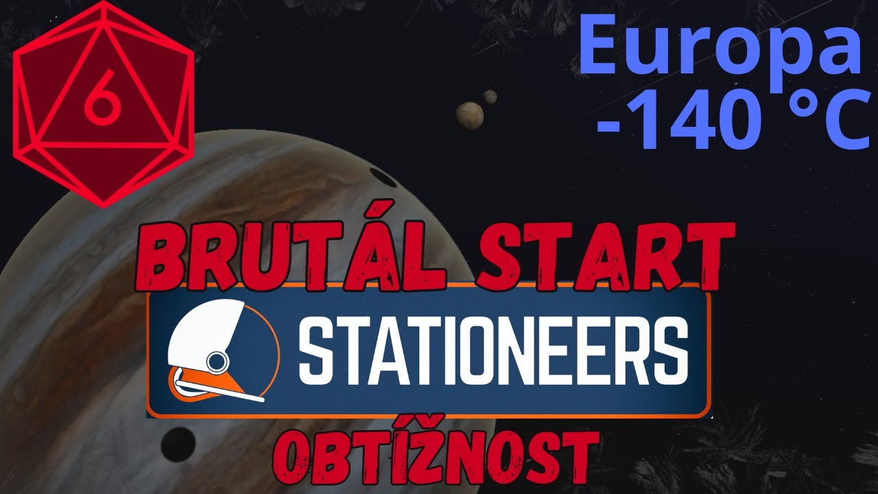 BRUTÁL START Europa | STATIONEERS challenge | Let's play CZ SK # 6