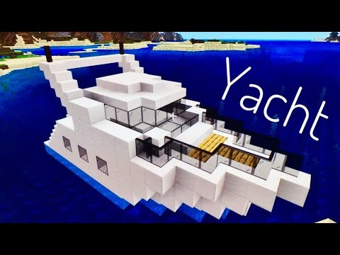 minecraft luxus yacht bauen