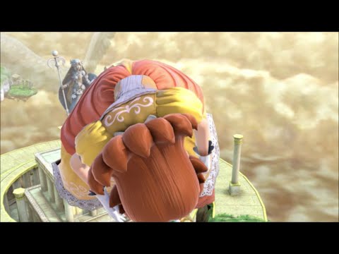 スマブラSP　デイジー　宙釣り前倒れ　鑑賞