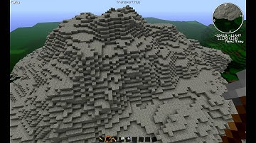 Minecraft Tutorial - Voxel Sniper - Creating a Mountain
