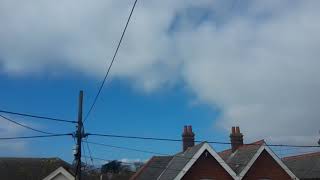 13th March 2018 time lapse sky. Sunset. Chem sky