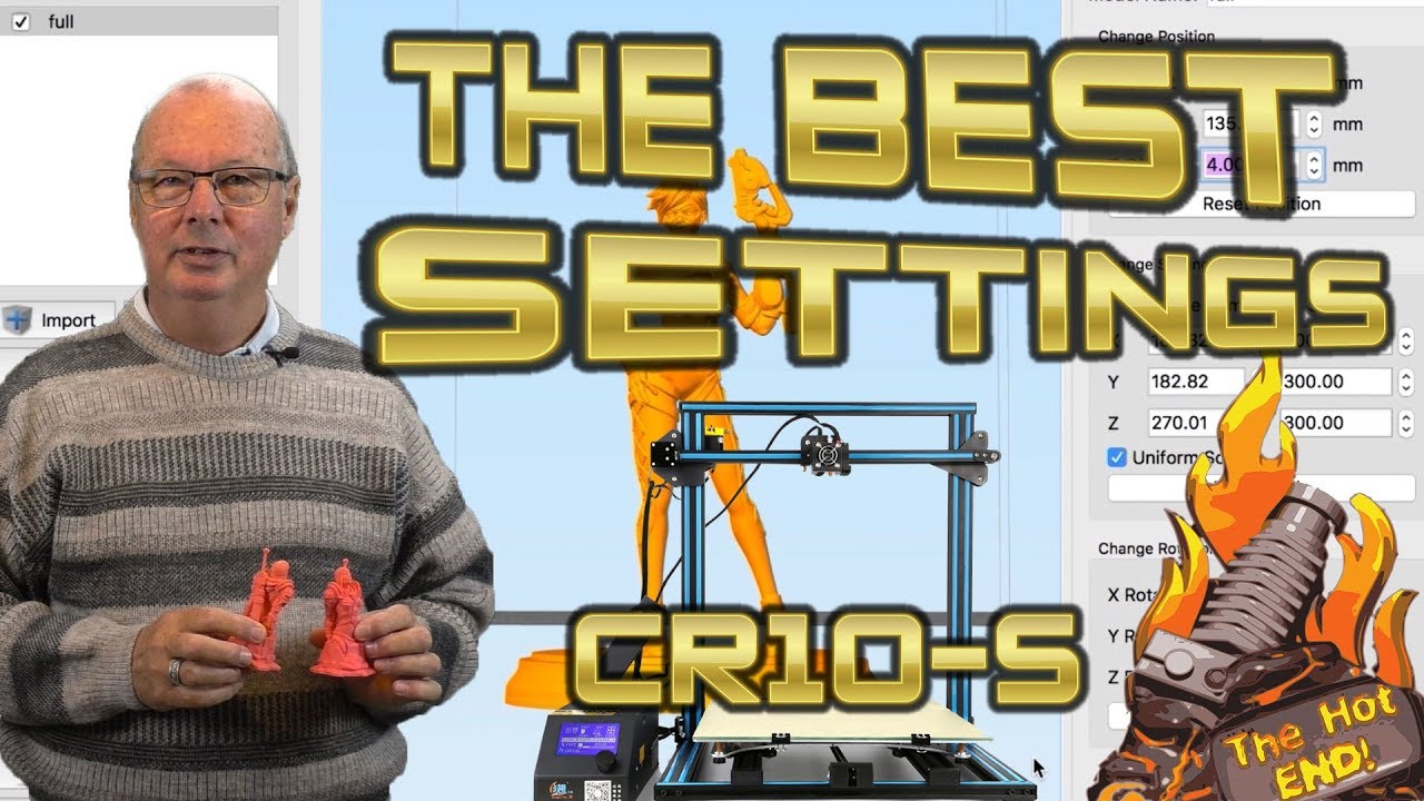 THE BEST CR-10S Settings for Simplify 3D! + FFF DOWNLOAD - YouTube