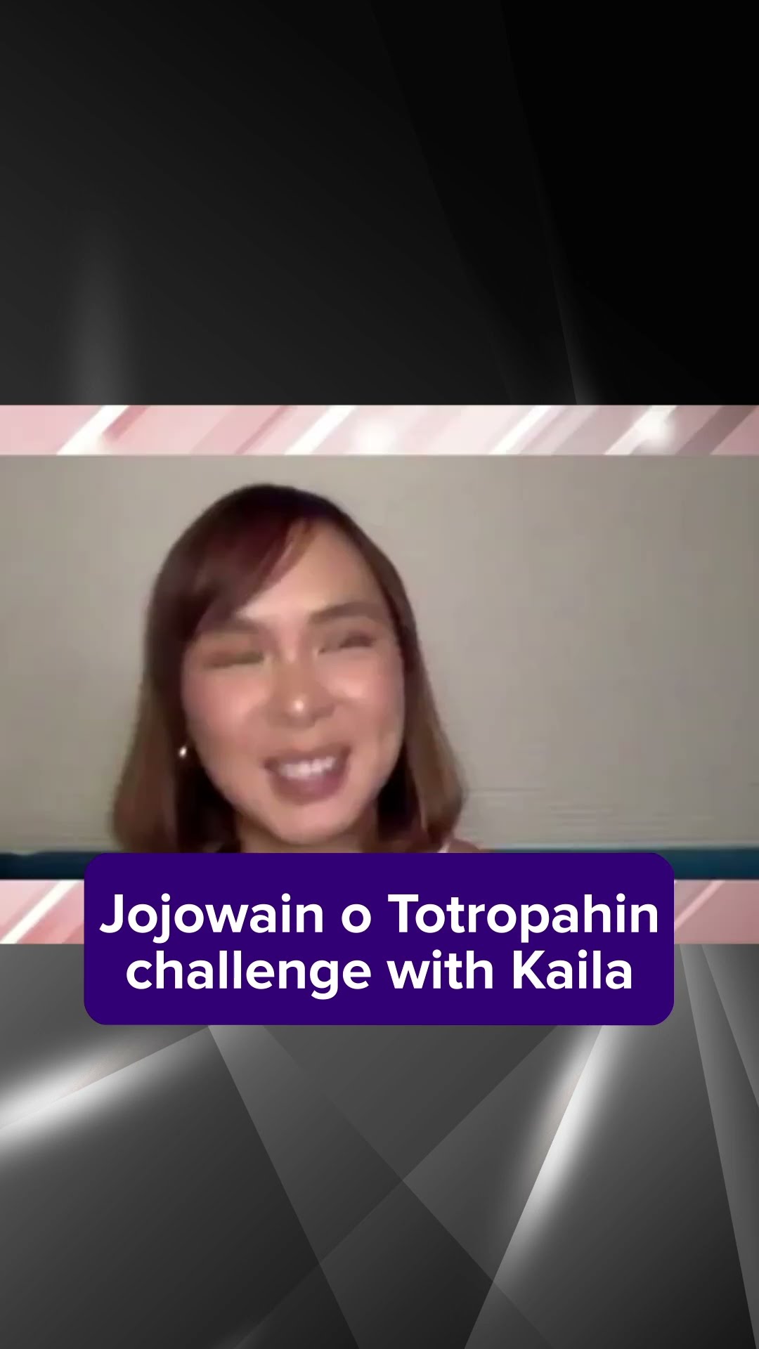 Jojowain o Totropahin Challenge with Kaila Estrada | Kapamilya Shorts