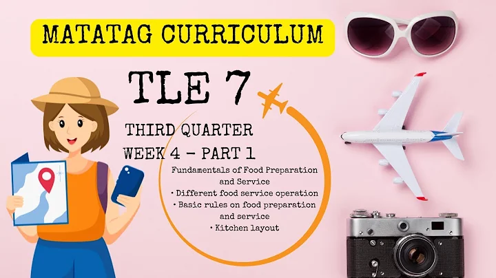 TLE 7 MATATAG CURRICULUM | Fundamentals of Food Preparation and Service
