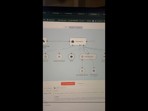 Egy gondolkodó AI ügynök működés közben