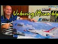 E-flite F-16 Thunderbird Unboxing, Assembly &amp; iX20 Radio Setup | EDF Jet Review