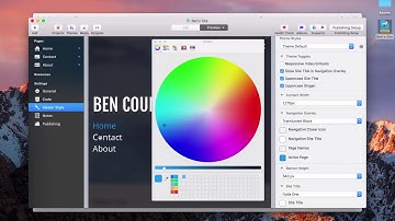 Theme customisation and styling — RapidWeaver 7 For Beginners Lesson 3