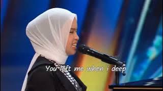 Putri Ariani - Loneliness (Lyrics) : AGT Auditions 2023