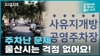 주차난 문제, 울산시는 걱정 없어요!