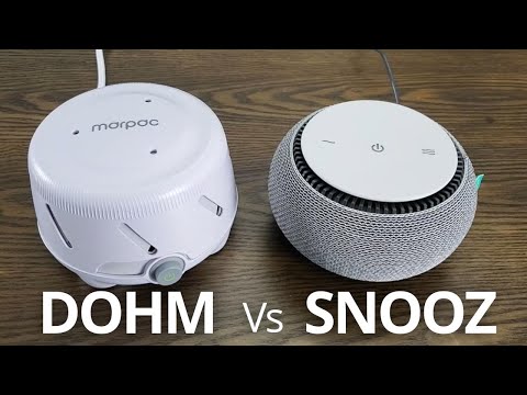 Snooz VS Dohm Uno White Noise Machines Comparison 