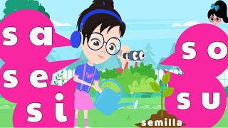 Sílabas Sa Se Si So Su Videos Infantiles Educación Para Niños Spanish For Kids Itutorexpress