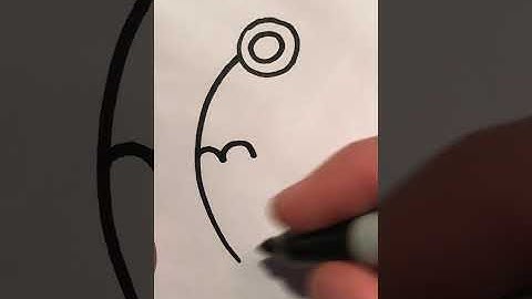 How to draw a Karambit with a Marker! VERY EASY!