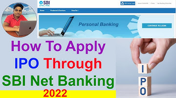 HOW TO APPLY IPO ONLINE THROUGH SBI INTERNET BANKING | SBI NetBanking Se Kaise IPO Apply Karte Hai |