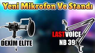 Yeni̇ Fp Mi̇krofonum Ve Standi Dexi̇m Eli̇te Mi̇krofon Ve Lastvoi̇ce Nb 39 Stand Kutu Açilimii̇nceleme