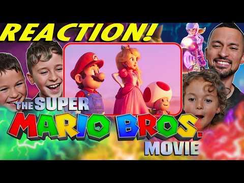 MARIO & PEACH GO TO THE DARK LANDS The Super Mario Bros. Movie (2023) REACTION Nintendo Illumination