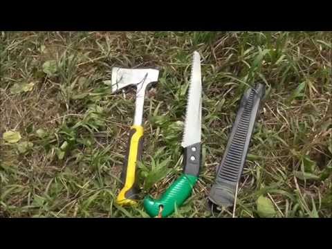 Мои первые впечатления о ножовке и топоре фирмы FIT и небольшой тест