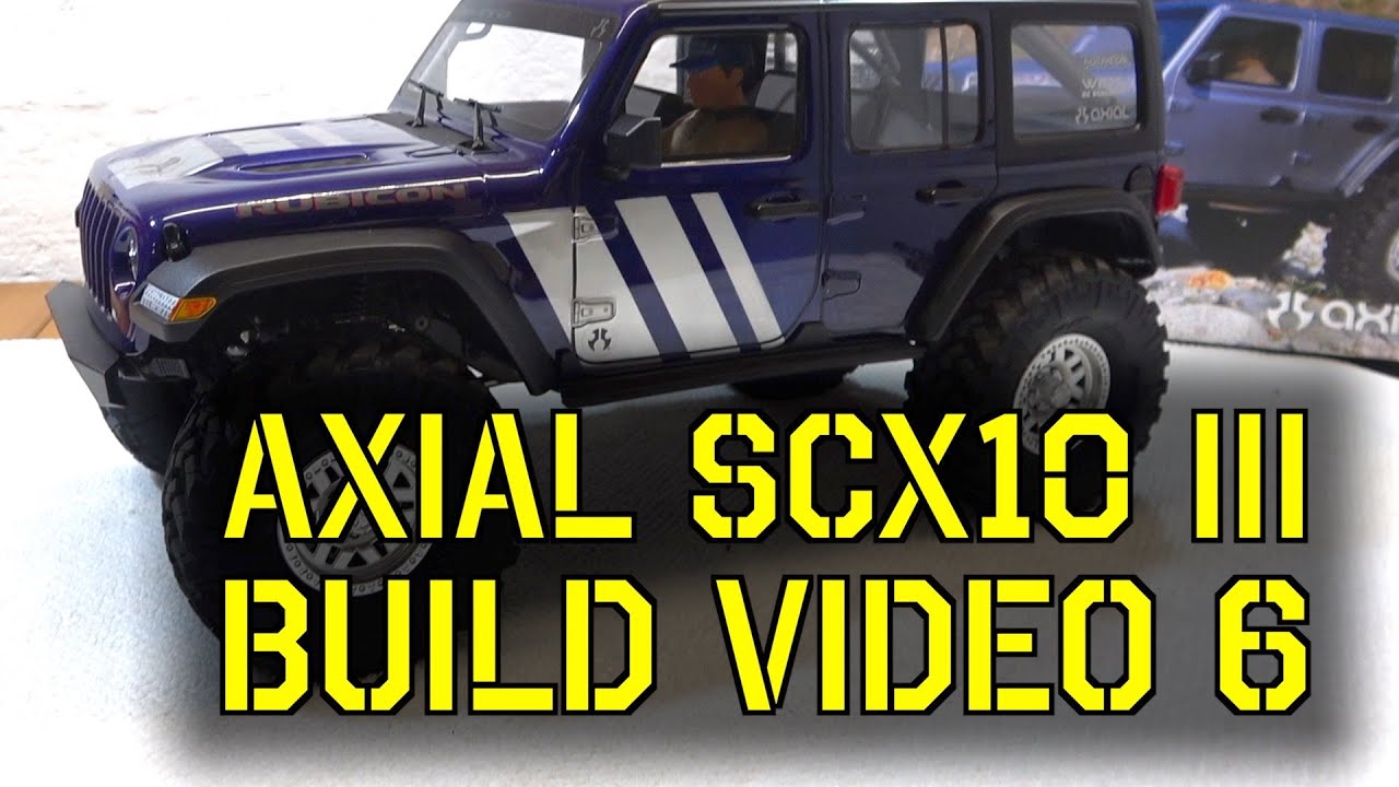 Axial SCX10 III Build Video 6 - Steps J1-J8 - YouTube