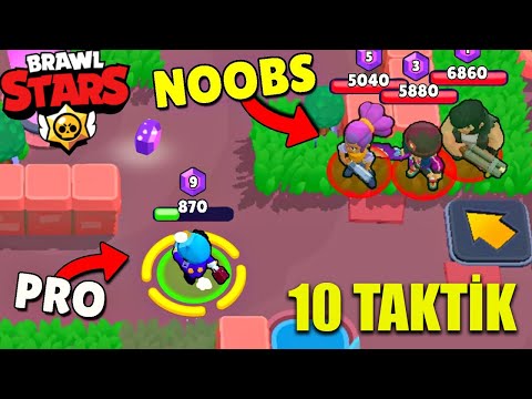 NOOB'U PRO YAPAN 10 İNANILMAZ TAKTİK! - Brawl Stars